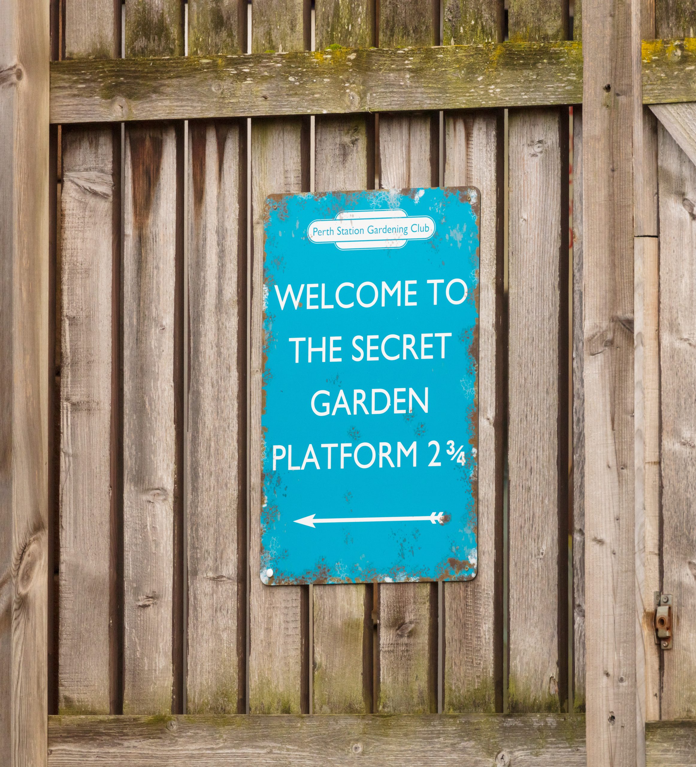 Railway Station Secret Garden