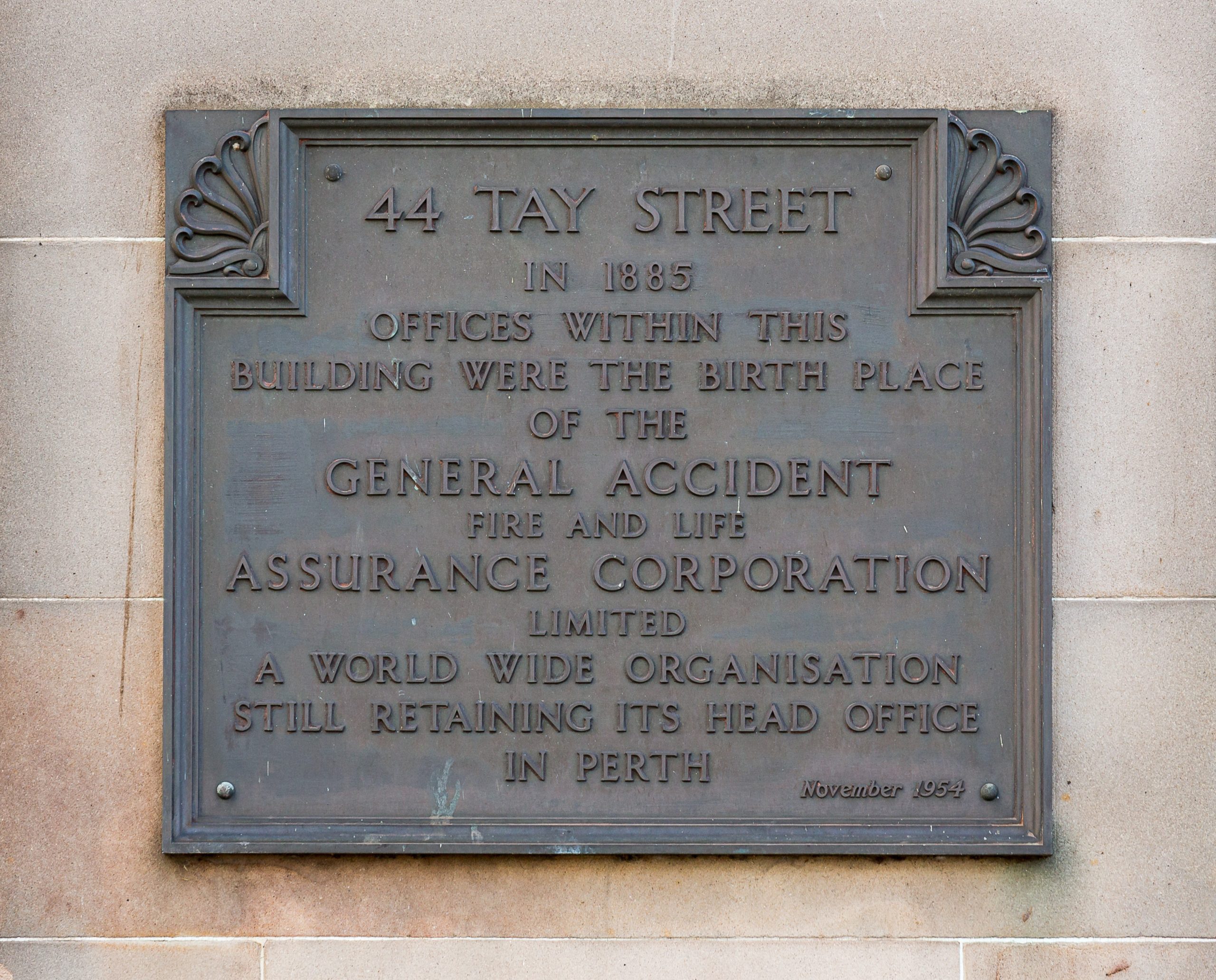 Birthplace of General Accident in Tay Street