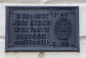 John Ruskin boyhood home in Rose Terrace