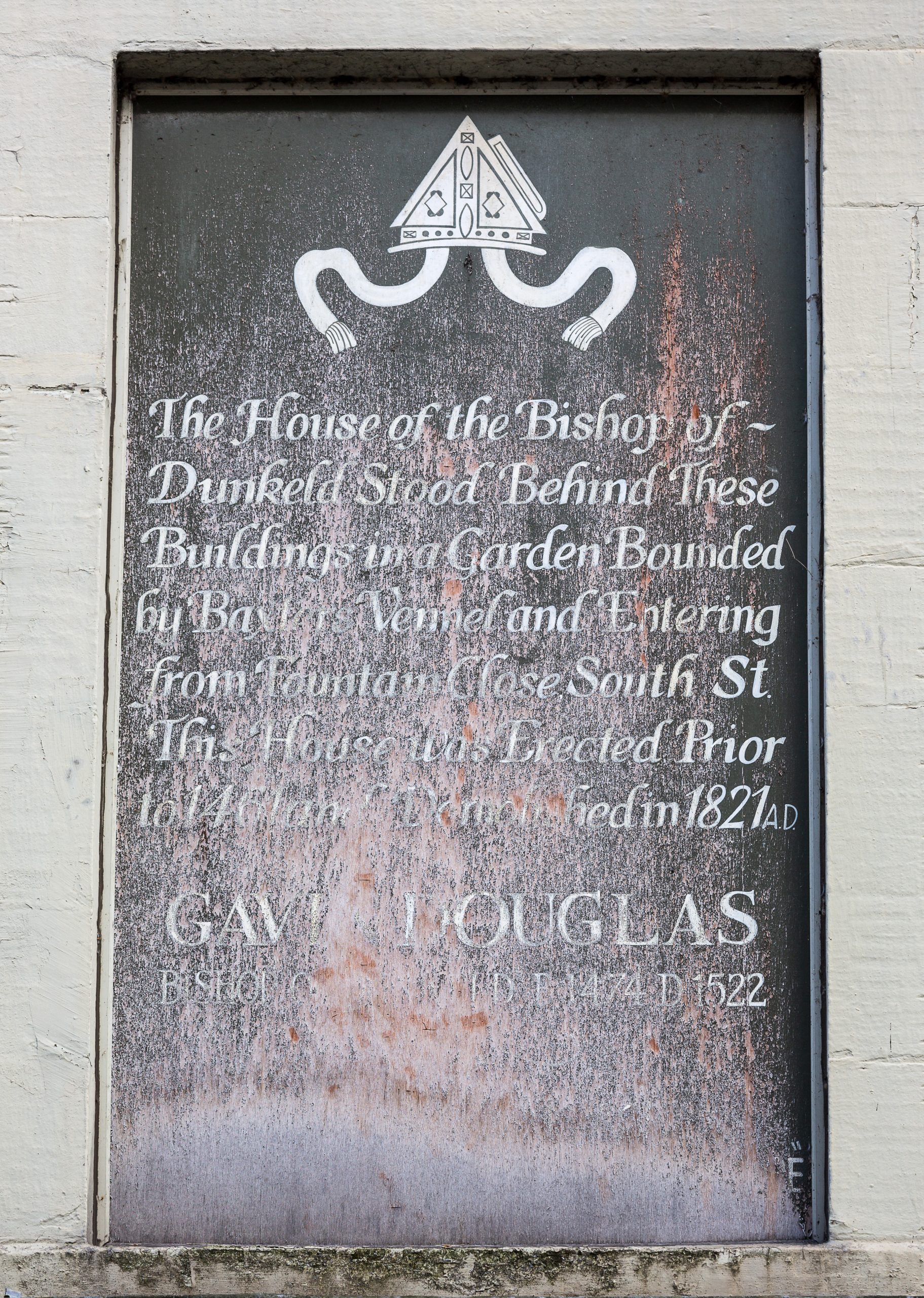 Bishop of Dunkeld’s House, St John Street